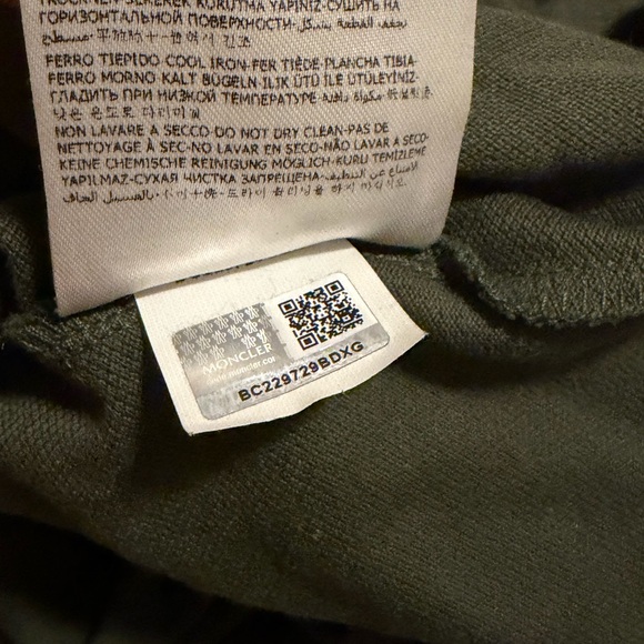 Moncler Dark Green Polo Shirt for Men - Picture 6 of 6